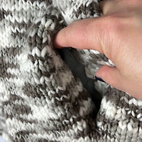 Cynthia Rowley open face chunky cozy knit cardigan w/pockets - Picture 9 of 9